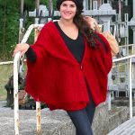 modele tricot cape laine mohair saphora