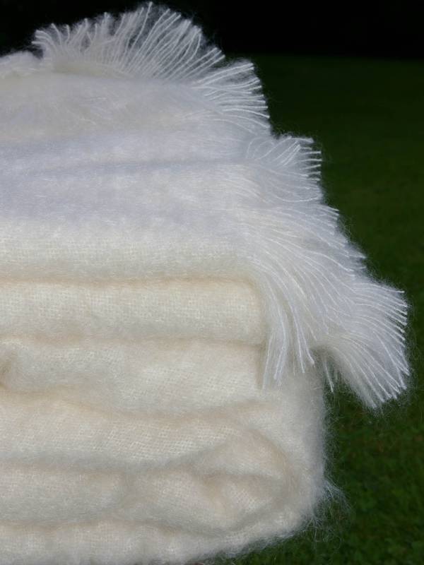 Couverture mohair chaude Ferme d'auré