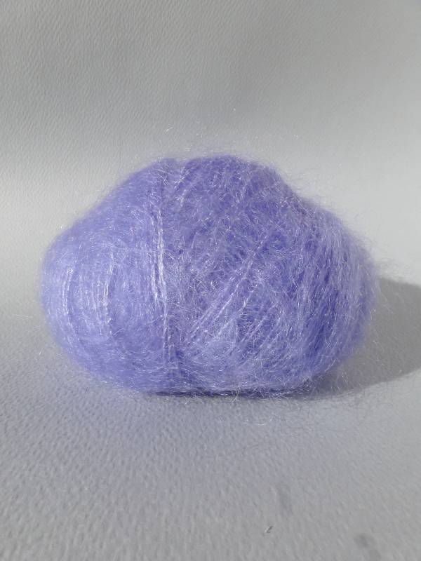 Laine mohair et soie violet lilas