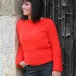 modele tricot pull laine mohair maia