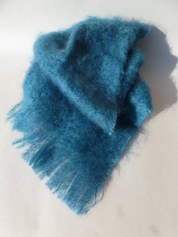 echarpe laine mohair canard