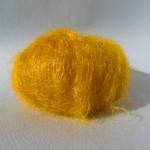 Laine mohair et soie moutarde