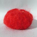 Laine mohair et soie rouge cerise