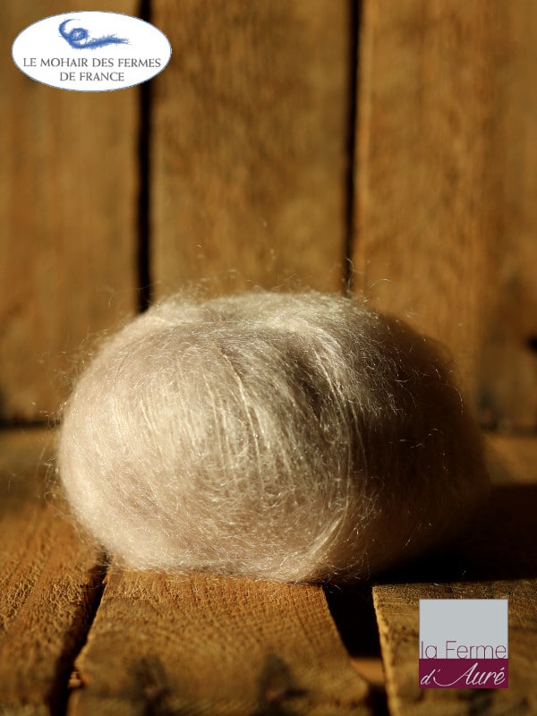 Laine Mohair et Soie Ficelle (Pelote de 25g) - Laine à tricoter