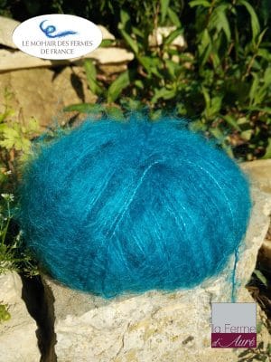 Pelote Mohair et Soie Lagon - Mohair des fermes de France