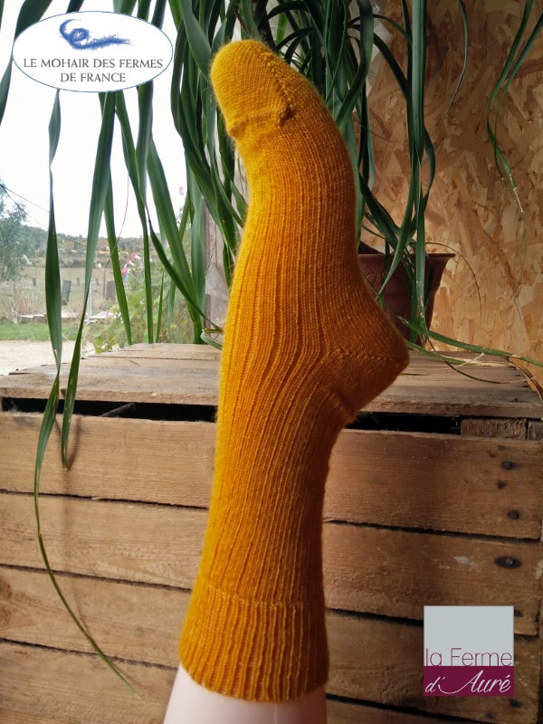 Chaussettes mohair des fermes de france