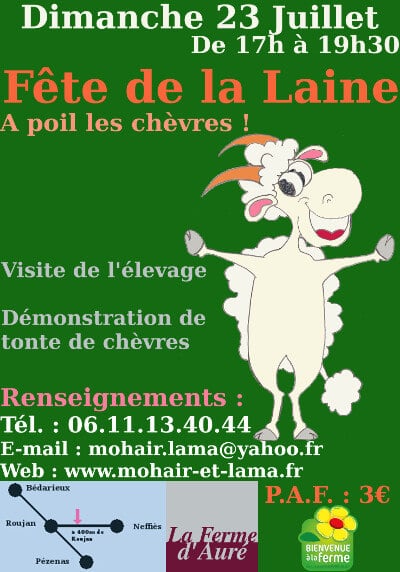 Fête de la Laine 2017 - Tonte des chèvres mohair