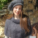 modele tricot mohair pour tricoter une capeline ou chauffe-épaules