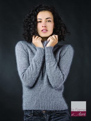 Modele Tricot Pull Mohair et Soie Fanny - la Ferme d'Auré