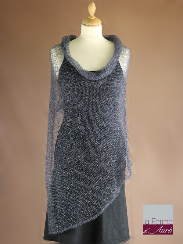 tunique-poncho-dentelle-soie-mohair-ferme-aure-gris-ardoise