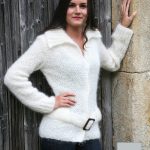 Modele tricot veste femme Mohair Tamarix