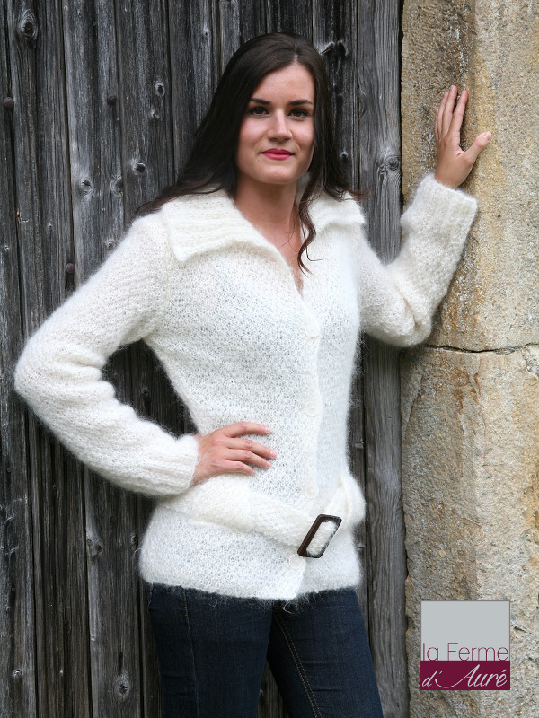 Kit Tricot Débutant Pull Mohair Confort - Mohair de la Ferme d'Auré