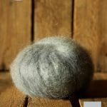 laine mohair et soie gris hibou - Mohair des fermes de France