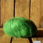 laine mohair et soie vert avocat- Mohair des fermes de France