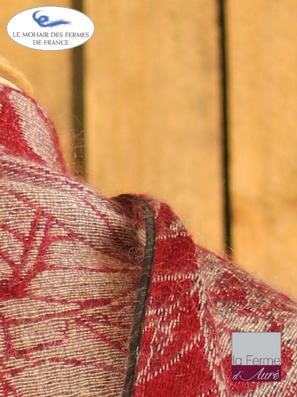 Etole-Luxe-Femme-Soie-Mohair-Fleur-grenade-5