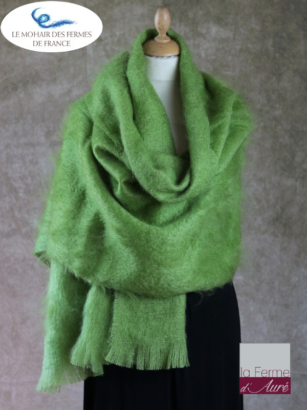 Etole Mohair de la Ferme d'Auré - Vert Anis -1