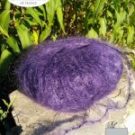 Laine Mohair Violet Myrtille - Mohair des fermes de France