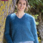 Fiche tricot Mohair pour pull mohair et soie modele Fanny