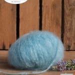 Laine Mohair Bleu Baltique Fermes de France