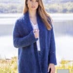 Fiche tricot pour veste oversize en mohair