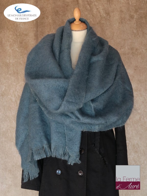 etole-femme-laine-mohair-soie-ecume