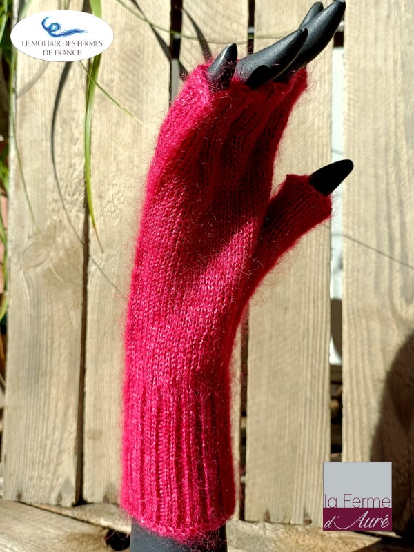 mitaines-mohair-soie-rose-mohair-fermes-de-france-3 Mitaines mohair et soie Rose en Mohair des fermes de France - détail3