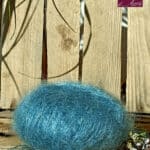 Laine Mohair et Soie coloris Écume. Mohair des Ferme de France par la Ferme d'Auré